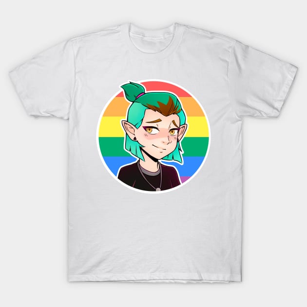 Amity Pride Flag T-Shirt by HeyMrDeath